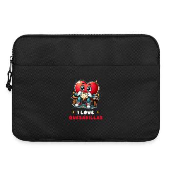 J'aime les Quesadillas Mexico - Sacoche pour ordinateur portable 15 pouces - noir - Devant