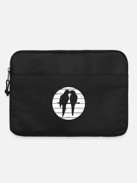 Haustier Papagei Afrika Vögel Vogelliebhaber Tier - Laptoptasche 15" - Schwarz