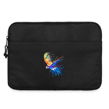 Animal, Oiseau, Zoo, Perroquet, Amoureux Des Animaux, Animal De Compagnie - Sacoche pour ordinateur portable 15 pouces - noir - Devant