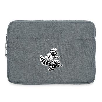 Raton laveur hiphop - Sacoche pour ordinateur portable 15 pouces - gris chiné - Devant