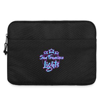 Neon San Francisco Lights Design - Laptop bag 15" - black - Front