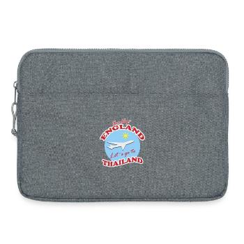 Thaïlande Voyage Adieu Conception d’Avion - Sacoche pour ordinateur portable 15 pouces - gris chiné - Devant