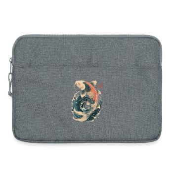 Koi Carp - Laptop bag 15" - heather grey - Front