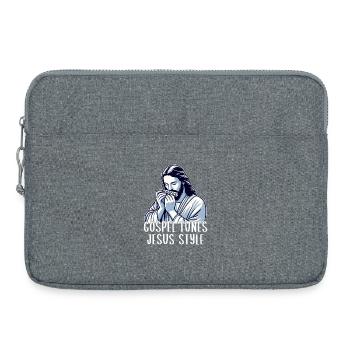 Mélodies gospel à la manière de Jésus - Sacoche pour ordinateur portable 15 pouces - gris chiné - Devant