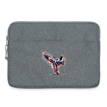 Karate Explosion - Laptoptasche 15" - Grau meliert - Vorne