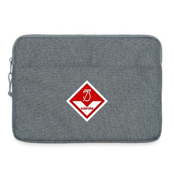 Savoie - Laptop bag 15" - heather grey - Front