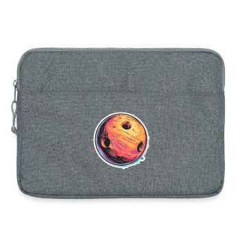 Bowling Ball Cartoon Look - Sacoche pour ordinateur portable 15 pouces - gris chiné - Devant
