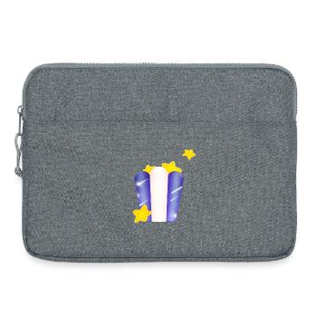 Star bag! - Laptop bag 15" - heather grey - Front