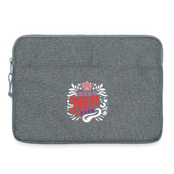 Best Mom Ever - Laptop bag 15" - heather grey - Front