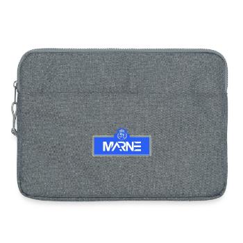 Marne - Sacoche pour ordinateur portable 15 pouces - gris chiné - Devant