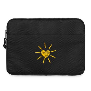 Du soleil dans votre cœur ! - Sacoche pour ordinateur portable 15 pouces - noir - Devant
