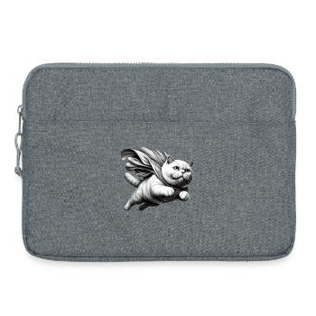 Super Cat BKH White British Shorthair Gift - Laptop bag 15" - heather grey - Front