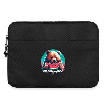 Pastèque ours cadeau délicieux - Sacoche pour ordinateur portable 15 pouces - noir - Devant
