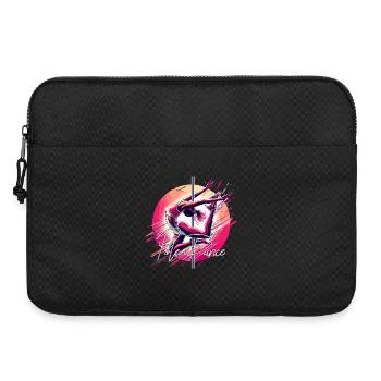 Pole Dance Dynamics pink gift - Laptop bag 15" - black - Front