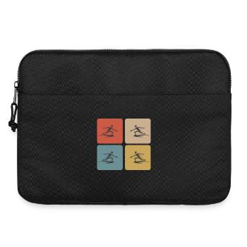 Fechten - Laptoptasche 15" - Schwarz - Vorne