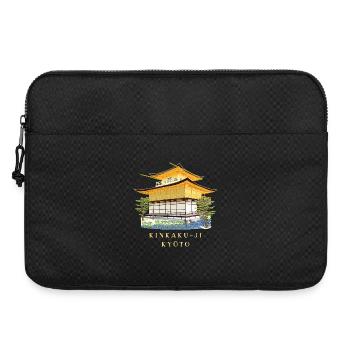 Kyoto, Pavillon d’Or, Temple Japon - Sacoche pour ordinateur portable 15 pouces - noir - Devant