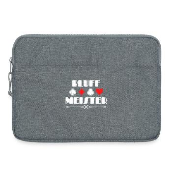 Casino Bluff Poker Statement Joueurs professionnels Gamble - Sacoche pour ordinateur portable 15 pouces - gris chiné - Devant