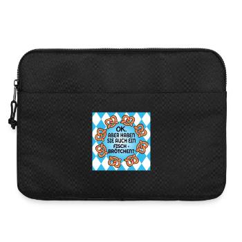 FISCHBRÖTCHEN SÜDDEUTSCHLAND BAYERN - Laptoptasche 15" - Schwarz - Vorne