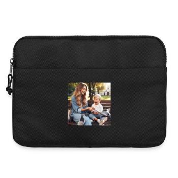 Mère et fils - Sacoche pour ordinateur portable 15 pouces - noir - Devant