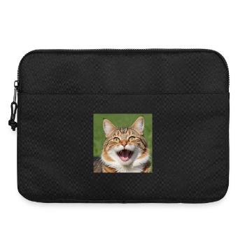 Katze - Laptoptasche 15" - Schwarz - Vorne