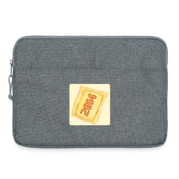 12. GEBURTSTAG 2014 – RAVIOLI-KLÖCKCHEN - Laptoptasche 15" - Grau meliert - Vorne