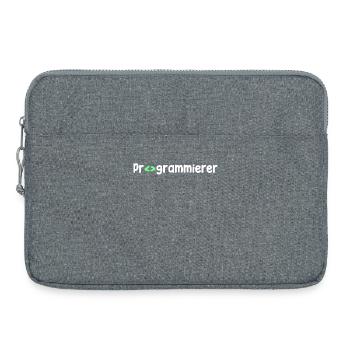 Programmierer Computerfreak Skripting Code Nerd - Laptoptasche 15" - Grau meliert - Vorne