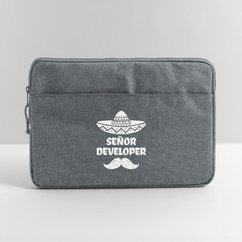 Developer Statement Code Informatik Geek Skripting Laptoptasche 15"