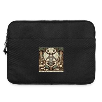 Cernunnos, dieu celte - Sacoche pour ordinateur portable 15 pouces - noir - Devant