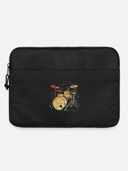 Schlagzeug Retrowave - Laptoptasche 15" - Schwarz