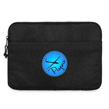 VATERTAG PAPA SEGELFLUGZEUG PILOT - Laptoptasche 15" - Schwarz - Vorne