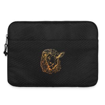 Lion et agneau - Sacoche pour ordinateur portable 15 pouces - noir - Devant