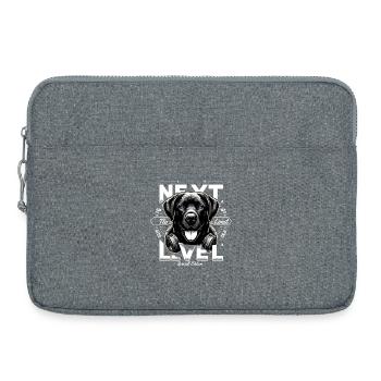 Black Labrador Gangster Next Level Dog Success - Laptop bag 15" - heather grey - Front
