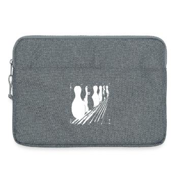 Bowling Pins - Laptoptasche 15" - Grau meliert - Vorne