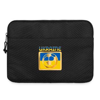 Fußball Ukraine - Laptoptasche 15" - Schwarz - Vorne