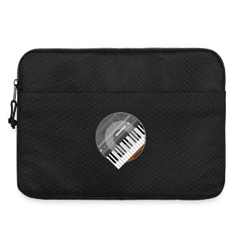 electro synth - Laptop bag 15" - black - Front
