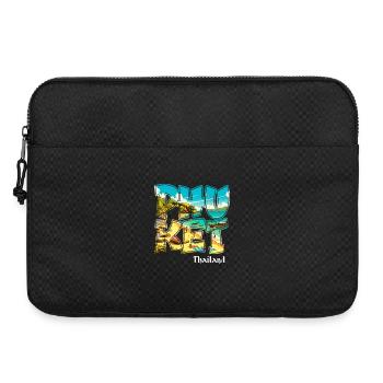 Phuket Thailand Strand Urlaub Design - Laptoptasche 15" - Schwarz - Vorne