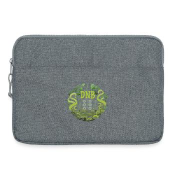 DNB Jungle, Drum and Bass Junglist - Laptop bag 15" - heather grey - Front