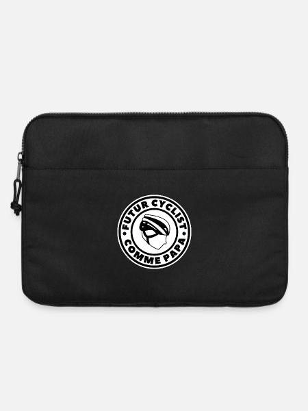 Future cyclist like dad - Laptop bag 15" - black