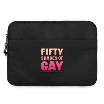 LGBTQ Pride Month -Shades of Gays - Laptop bag 15" - black - Front