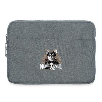 Chihuahua Next Level Suit Tuxedo Dog Gift - Laptop bag 15" - heather grey - Front