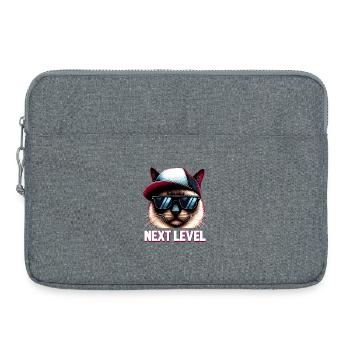 Siam Katze Siamkatze Next Level Hip Hop Geschenk - Laptoptasche 15" - Grau meliert - Vorne