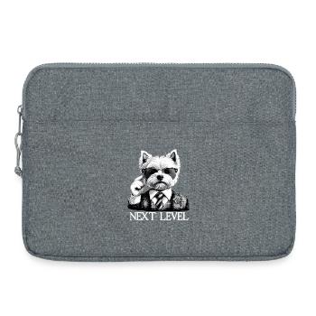 West Highland White Terrier Next Level Suit - Laptop bag 15" - heather grey - Front