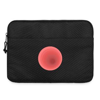 Abstract gradient design - Laptop bag 15" - black - Front