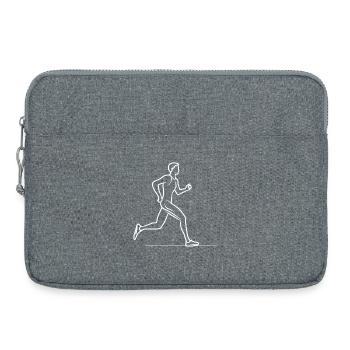 Jogger Skizze - Laptoptasche 15" - Grau meliert - Vorne