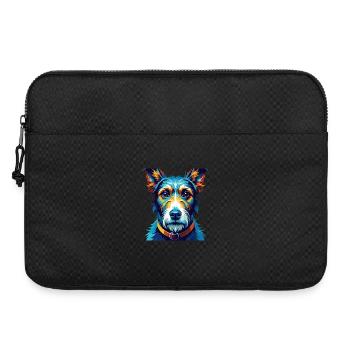 Foxterrier Glatte Hunderasse Karikatur Kawaii - Laptoptasche 15" - Schwarz - Vorne