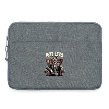 Cornish Rex Suit Next Level Cat Gift - Laptop bag 15" - heather grey - Front