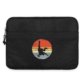Breakdancer Dessin Look Vintage - Sacoche pour ordinateur portable 15 pouces - noir - Devant