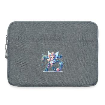 75 Years Fairy Elf Birthday Anniversary Gift - Laptop bag 15" - heather grey - Front