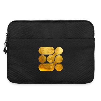 OCHOOO - GOLD - Laptop bag 15" - black - Front