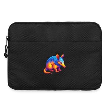 Armadillo Colorful Kawaii Cartoon Character Animal - Laptop bag 15" - black - Front